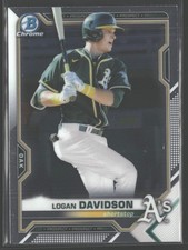 2021 Bowman #BCP-115 Logan Davidson Chrome Prospects