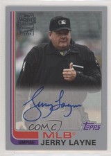2019 Topps Archives Fan Favorite 1982 Design Silver 80/99 Jerry Layne Auto 0w8