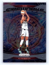 ALIYAH BOSTON 2024 #15 Aliyah Boston Panini Prizm WNBA Fireworks Insert Fever