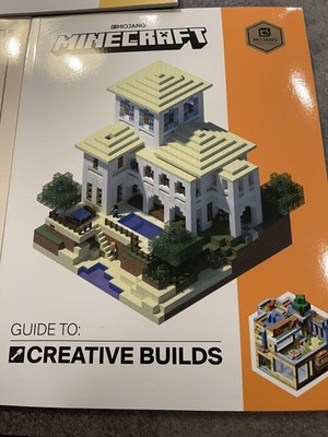 3 MOJANG MINECRAFT BOOKS  Guide Creative Builds, Theory, Medieval Castle, 