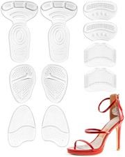 10Pcs High Heel Comfort Pads, Ball of Foot Cushions for Heels, Silicone Shoe ...