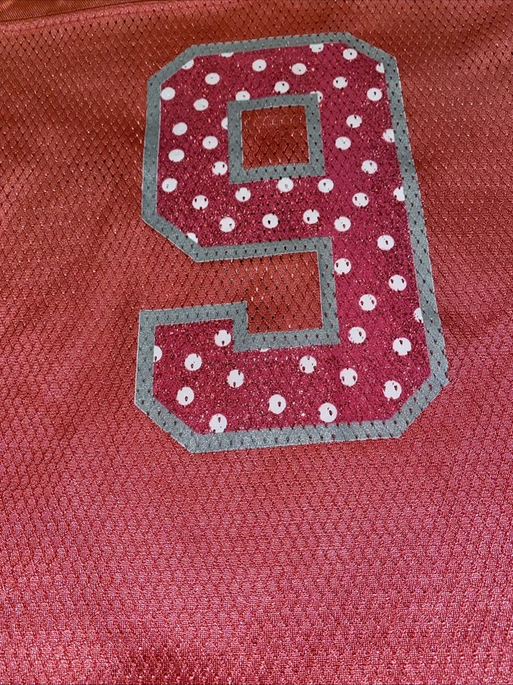 Женская футболка Dallas Cowboys Reebok NFL Tony Romo красивая розовая размер M - Изображение 4 из 4