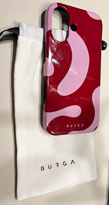 BURGA Hardcover Schutzhülle rot/rosa für iphone 17 mit Originalbeutel