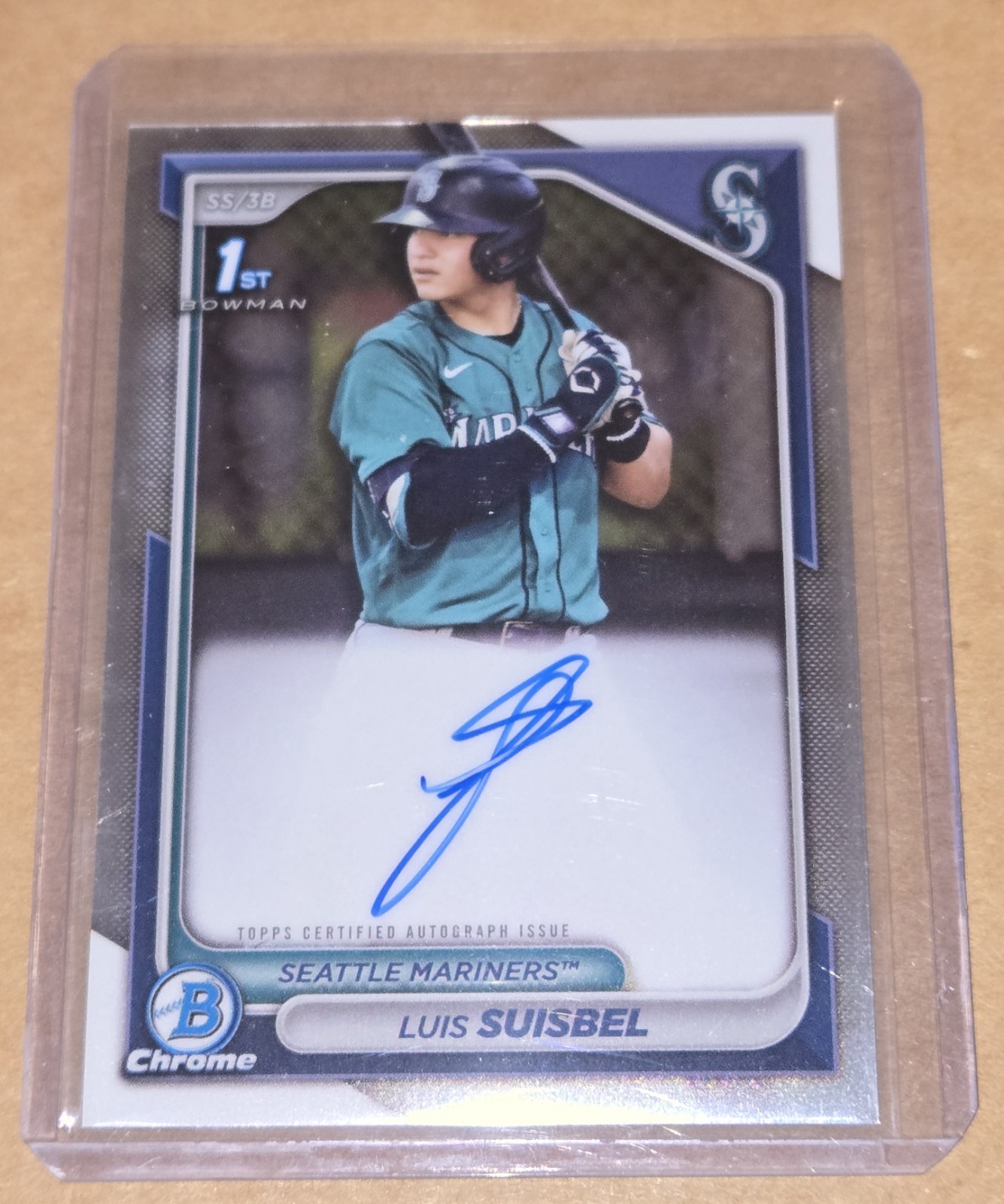 Luis Suisbel 2024 Bowman Chrome Prospects Auto #CPA-LS