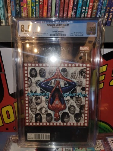 The Amazing Spider-Man #1 CGV 8.5 Hip Hop Variant Marvel Comics 2015 Rare