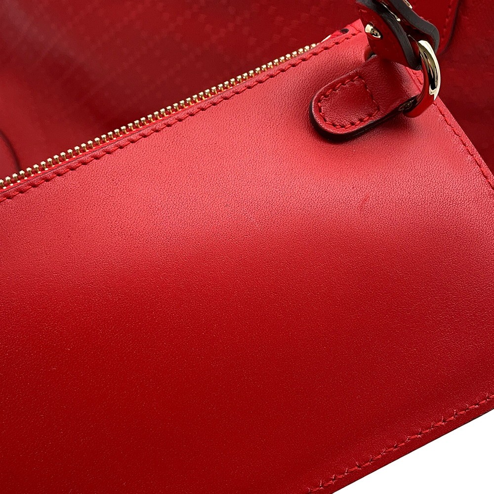 Gucci Diamante Tote Bag Leather Red 269878 *Goz8647 thumbnail 6