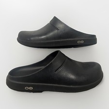 Oofos OOCloog Black Recovery Clog Slip On Men s Size 8/ Women s Size 10