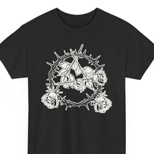 Anarchy Roses Shirt, Goth Clothing, Punk Gift for Activist