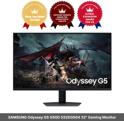 SAMSUNG Odyssey G5 G50D S32DG504 32'' Gaming Monitor QHD IPS 180Hz / Express