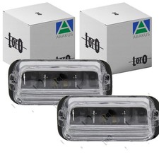 2x ABAKUS KENNZEICHENLEUCHTE passend für CITROËN BERLINGO C3 C4 XSARA PEUGEOT