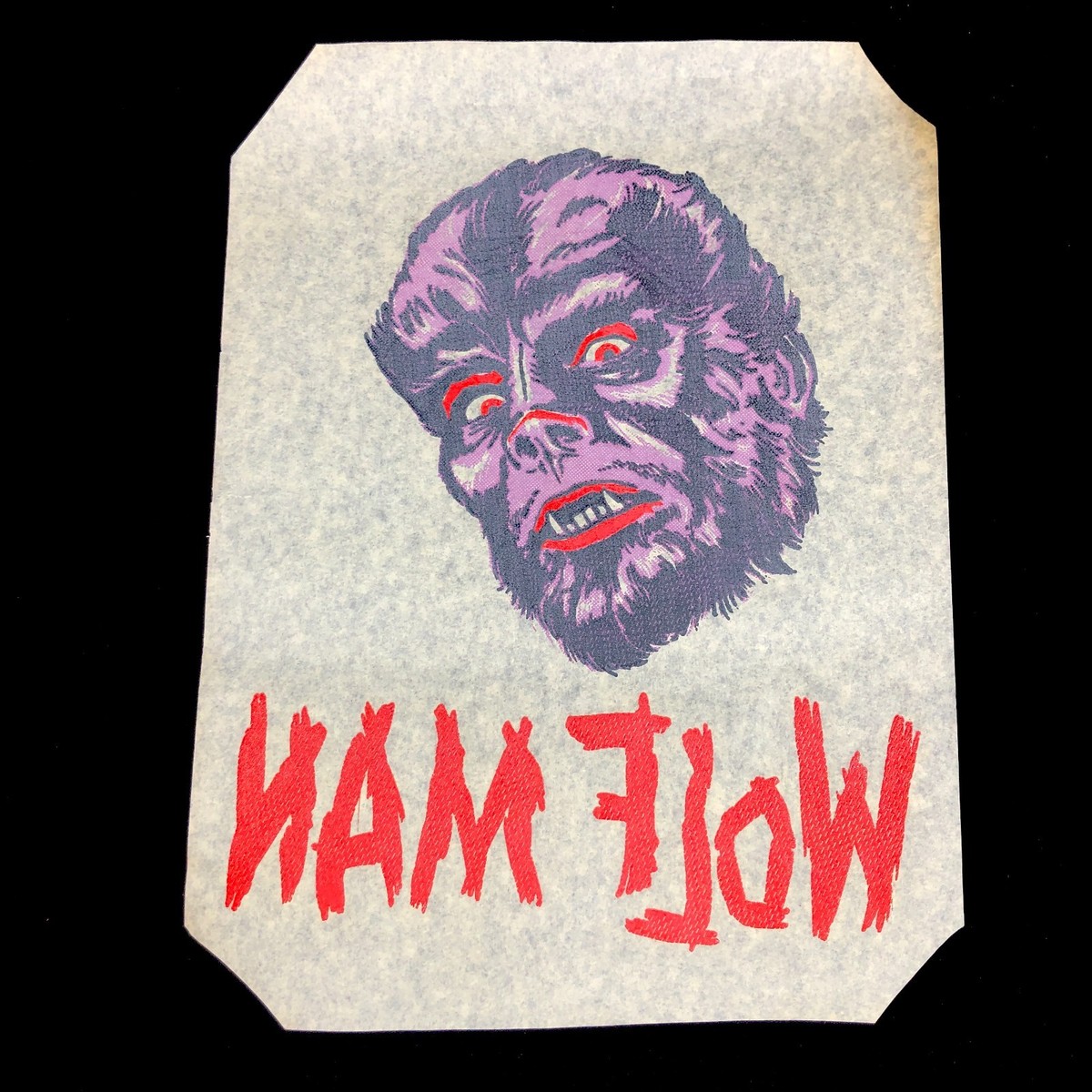 Set of 5 Vintage 1960s Mani-Yack Iron-on Transfer Decals Universal