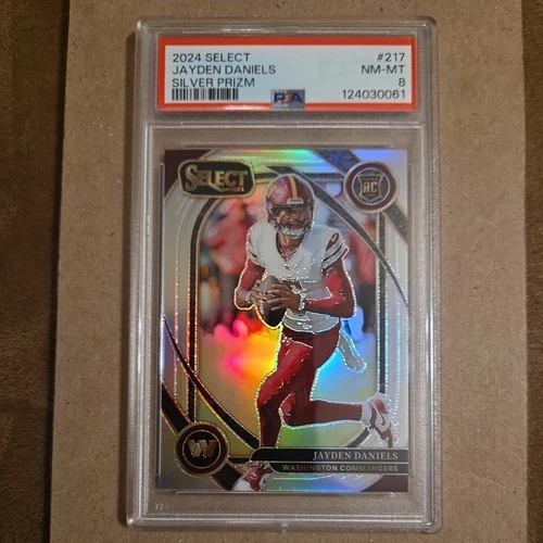 2024 Panini Select - Club Level Jayden Daniels #217 Silver Prizm (RC)