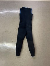 USED FADED Mens Small Dive Suit/ Wetsuit Overalls W/ Red Lining