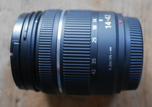 Panasonic Lumix 14-42mm F/3.5-5.6 Micro Four Thirds Lens Mega OIS