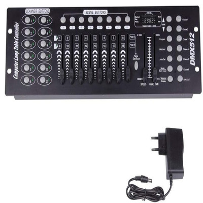 DMX Controller 192 Kanaele 240 Szenen Lichtpult DJ Party Disco Moving Head LED