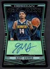 2018-19 Obsidian Galaxy Autographs Electric Etch Green Gary Harris Auto 05/15