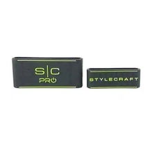 StyleCraft Clipper & Trimmer Grips Black & Green SC316B