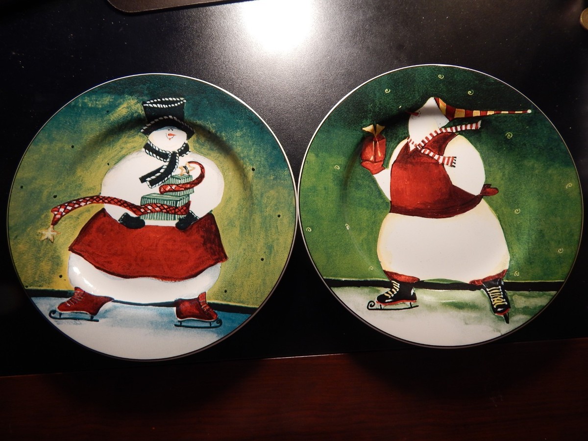 TWO SAKURA BREAKING THE ICE CHRISTMAS PLATES! ZZ662DXX | eBay