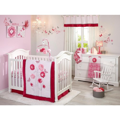 Butterfly Bouquet 4 Piece Crib Bedding Set by NoJoPink Newborn eBay
