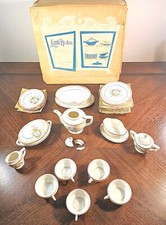 Original 1950's Little Hostess Dishes Playtime 28 Piece Tea Set VINTAGE