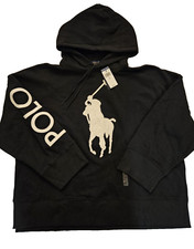 Polo Ralph Lauren big pony oversized seasonal fleece hoodie w/ side slits M/L