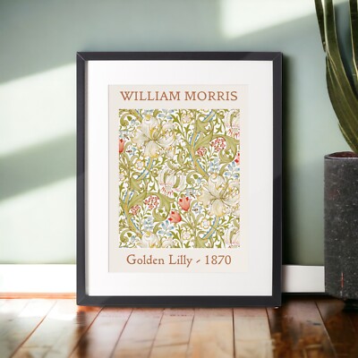 William Morris Design Kunst Poster, Stoffdesign Kunstdruck, Tapeten Design Kunst