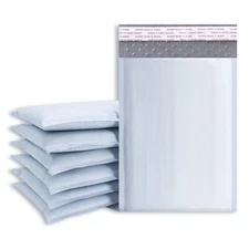 #000 Poly Bubble Mailers White Padded Envelopes Self Seal Shipping Packing Bags