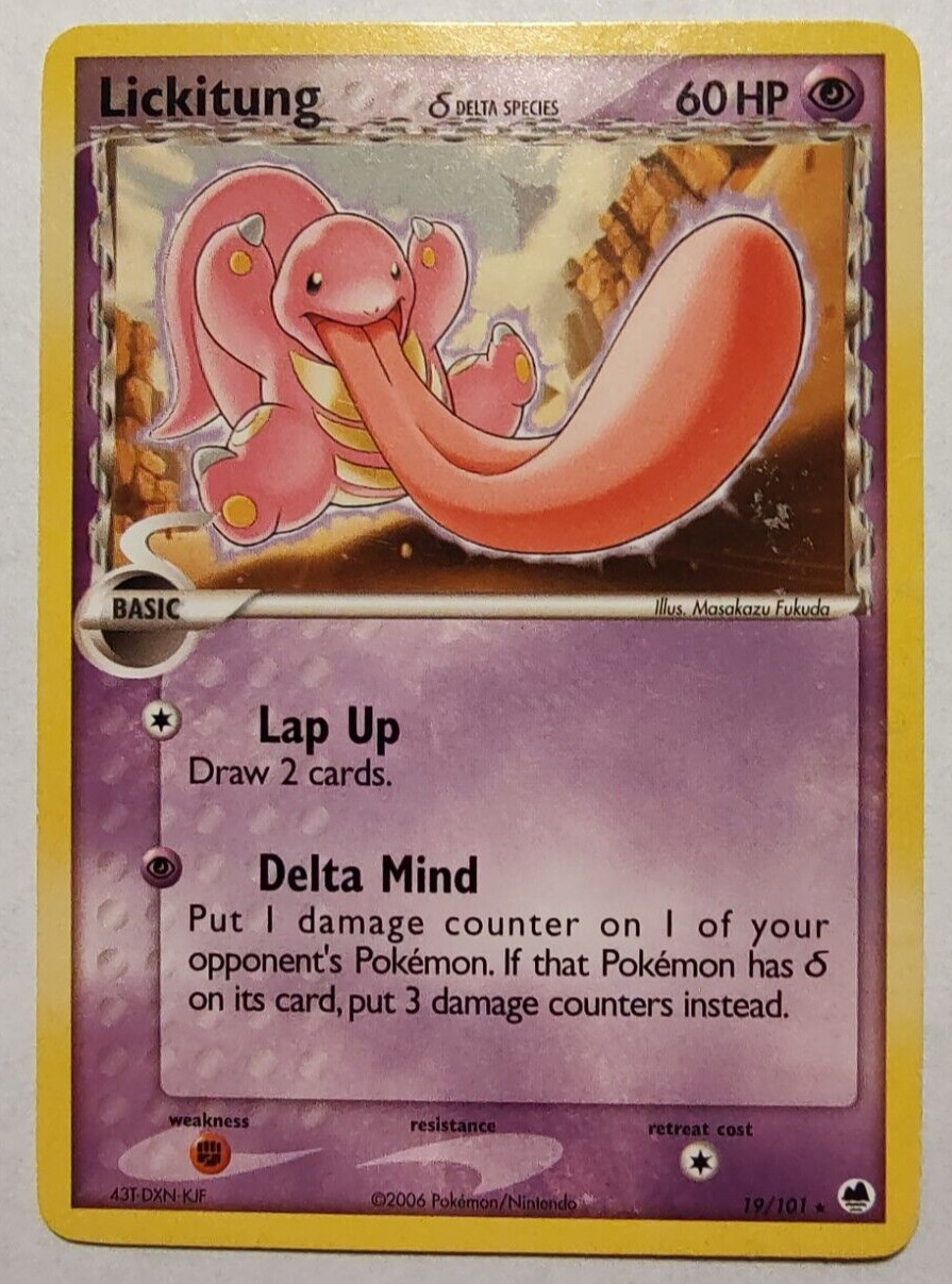 Lickitung (Delta Species) 19/101 Dragon Frontiers Regular