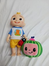 CoComelon Official Deluxe Interactive JJ Doll with Sounds Melon Plush Works