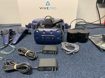 HTC Vive Pro HMD w Full Wireless adapter kit in Box Ready To Play Check details