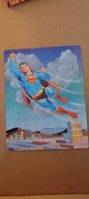 Vintage 1963 Whitman Superman Jr Jigsaw Puzzle Complete 100 Pieces DAMAGED BOX