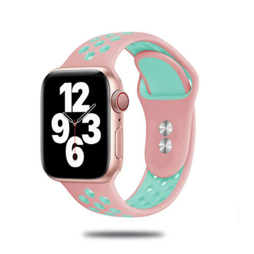 38/41/49mm SILICONE Sport For Apple Watch Strap Band iWatch Ultra2 9 8 7 6 SE 5 - Picture 13 of 45