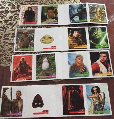 Nouvelles Carte Collection Star Wars Leclerc 2019 En Lot De 4 Fois