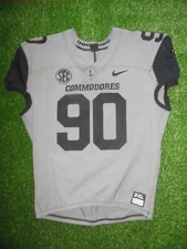 Vanderbilt Commodores Game Used Football  Jersey NCAA SEC  Size 2XL