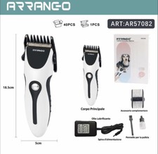 Tosatrice per Animali Domestici Taglia Pelo Cane Gatto Ricaricabile AR57082