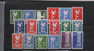 EUROPA  CEPT année complète 1958 neuf   MNH 