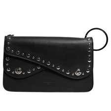DOLCE & GABBANA Bag Black Small Leather Studded Shoulder Crossbody Borse 3010usd