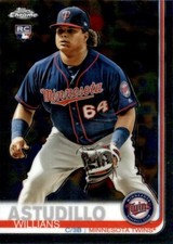 2019 Topps Chrome Willians Astudillo RC Minnesota Twins #37
