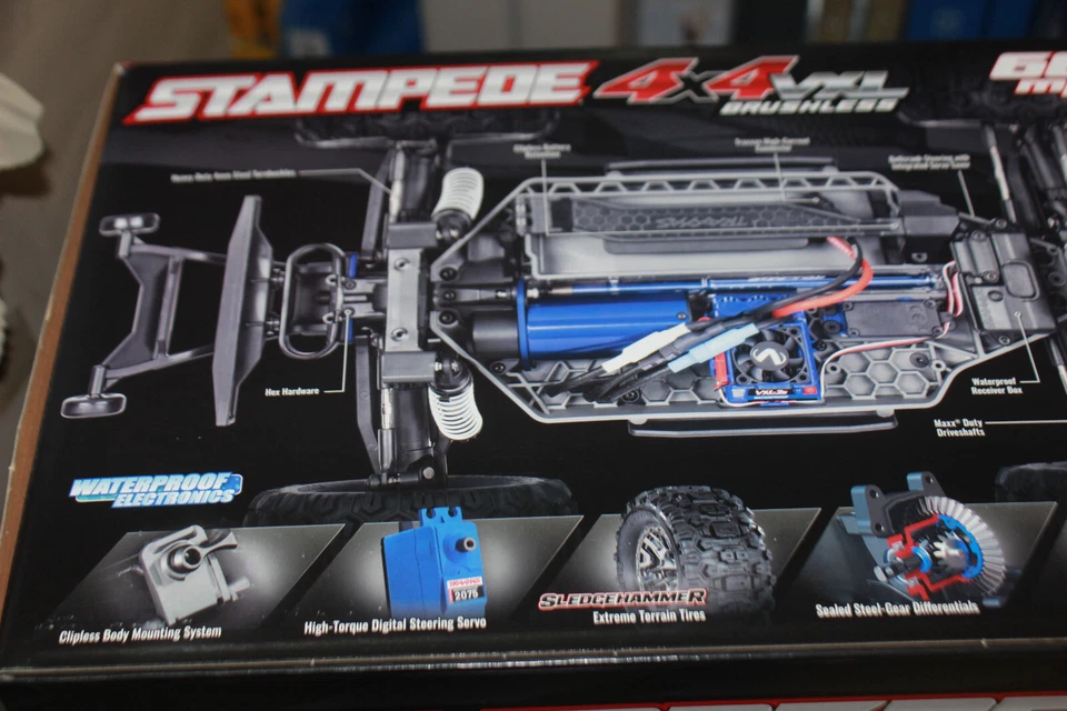 Traxxas TRX 90376 -4 ORANGE Monster Truck Brushless Stampede 4x4 HD VXL 1:10 NEU - Bild 4 von 4