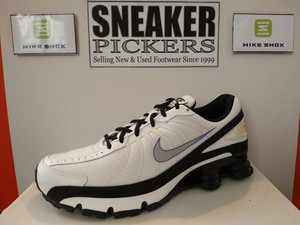 Nike Shox Turbo+ VII - 324907 902 - White / Black - Deep Royal Blue - Size:  10 | eBay
