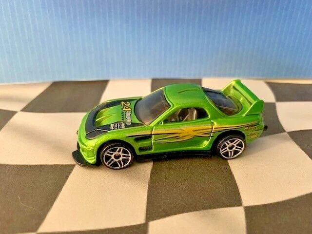 Hot Wheels 2003 primeras ediciones 12/42 024 24/Siete Mazda RX-7 (FD3S) VERDE PR5 Foto 2 de 2