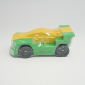 Lego Racers Toy Car General Mills Cereal 2009 Promo DK7190 Yellow & Green Sealed