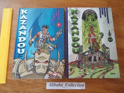 Lot BD Kazandou 1 2 EO Integral Series Glenat Chabuel Banzet Gess Manga
