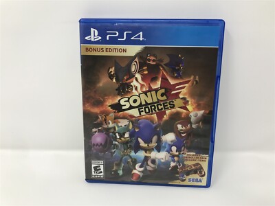 Sonic Forces Bonus Edition - Sony Playstation 4 PS4 - Complete In Box CIB
