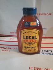 Local Hive Raw & Unfiltered 100% U.S. Northeast Honey Blend 24oz NEW, T1
