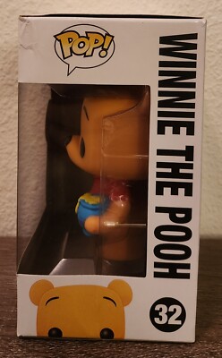 Funko Pop Disney Store Winnie the Pooh 32 Rare Retired Blue Logo