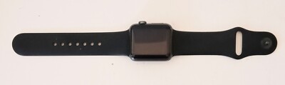 Apple Watch Series 1 38mm Space Gray Aluminum - PARTS/REPAIR Nice Band VGC