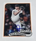 Kyle Harrison SIGNED 2024 Topps 35’th Anniv Card #89B-95 Giants RC Auto Red Sox