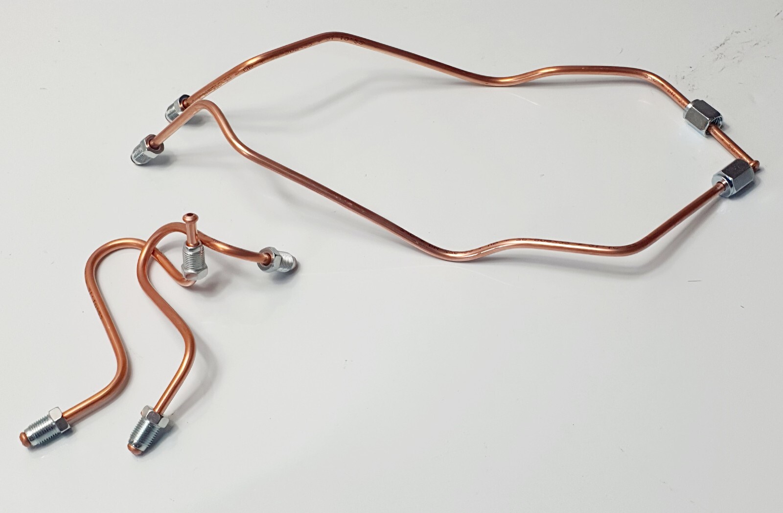 FRONT & REAR PAIR BRAKE PIPES FOR FORD FIESTA 20022008 & FUSION 2002