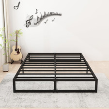 9 Inch Queen Size Bed Frame Heavy Duty Steel Slat Support Metal Platform Queen B
